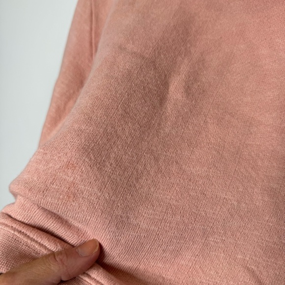 Revolve Ulla Johnson Mel Tassel Pullover Hoodie 100% Cotton size small rose pink - Picture 9 of 12